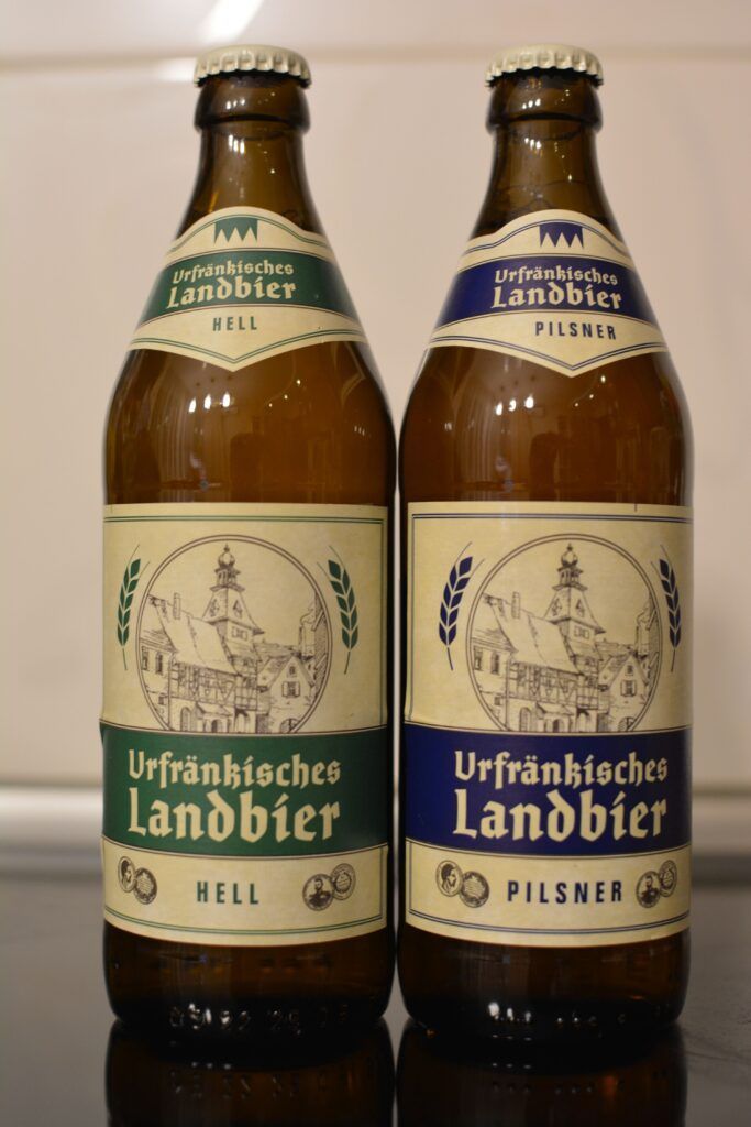 Пиво Urfränkisches Landbier Hell и Landbier Pilsner